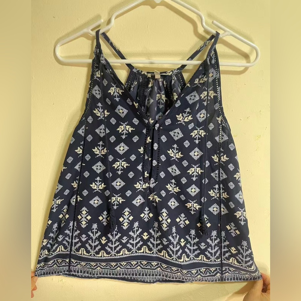 Joie Silk Sleeveless Blouse Blue
Women's Size XXS